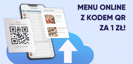 Odbierz stronę z menu online i kodem QR za 1 zł! Odbierz stronę z menu online i kodem QR za 1 zł!